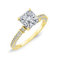 Daphne Princess Diamond Bridal Set (Lab Grown Igi Cert) yellowgold