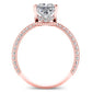 Oxalis Princess Diamond Engagement Ring (Lab Grown Igi Cert) rosegold