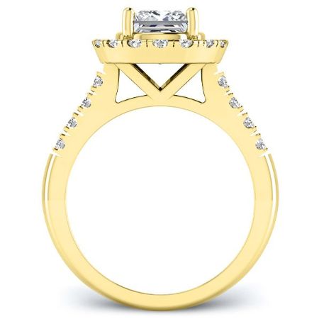 Velvet Princess Diamond Engagement Ring (Lab Grown Igi Cert) yellowgold