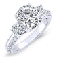 Thistle Cushion Diamond Bridal Set (Lab Grown Igi Cert) whitegold