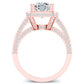 Buttercup Cushion Diamond Engagement Ring (Lab Grown Igi Cert) rosegold