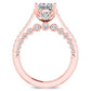 Nala Princess Diamond Engagement Ring (Lab Grown Igi Cert) rosegold