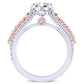 Sireli Round Diamond Engagement Ring (Lab Grown Igi Cert) whitegold