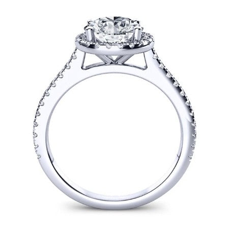 Mallow Round Diamond Engagement Ring (Lab Grown Igi Cert) whitegold