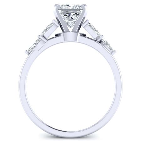 Wisteria Princess Diamond Engagement Ring (Lab Grown Igi Cert) whitegold