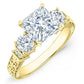 Angelonia Princess Diamond Bridal Set (Lab Grown Igi Cert) yellowgold