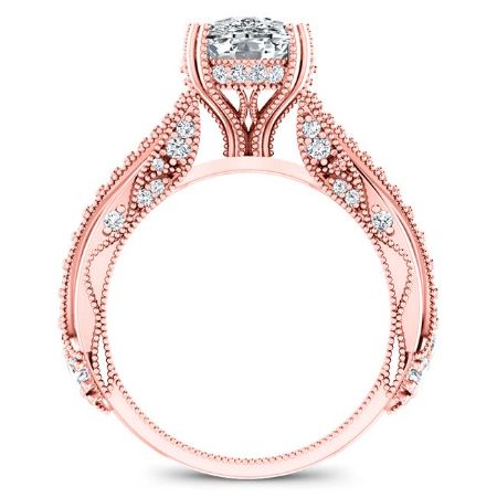 Tansy Cushion Diamond Engagement Ring (Lab Grown Igi Cert) rosegold