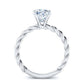 Balsam Cushion Diamond Engagement Ring (Lab Grown Igi Cert) whitegold