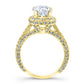 Buttercup Round Diamond Engagement Ring (Lab Grown Igi Cert) yellowgold