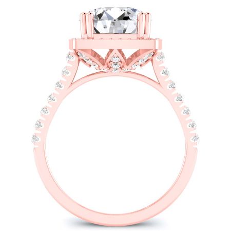 Aster Round Diamond Engagement Ring (Lab Grown Igi Cert) rosegold