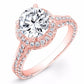 Buttercup Round Diamond Bridal Set (Lab Grown Igi Cert) rosegold