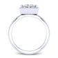 Aspen Princess Diamond Engagement Ring (Lab Grown Igi Cert) whitegold