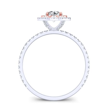 Juniper Round Diamond Engagement Ring (Lab Grown Igi Cert) whitegold