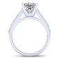 Yarrow Princess Diamond Engagement Ring (Lab Grown Igi Cert) whitegold