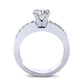 Eliza Round Diamond Engagement Ring (Lab Grown Igi Cert) whitegold