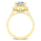 Aster Cushion Diamond Engagement Ring (Lab Grown Igi Cert) yellowgold