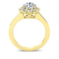 Coralbells Round Diamond Engagement Ring (Lab Grown Igi Cert) yellowgold