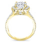 Lilac Princess Diamond Engagement Ring (Lab Grown Igi Cert) yellowgold