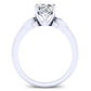 Lobelia Cushion Diamond Engagement Ring (Lab Grown Igi Cert) whitegold