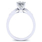 Mulberry Princess Diamond Engagement Ring (Lab Grown Igi Cert) whitegold