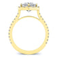 Cypress Princess Diamond Engagement Ring (Lab Grown Igi Cert) yellowgold