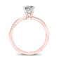 Iris Cushion Diamond Engagement Ring (Lab Grown Igi Cert) rosegold
