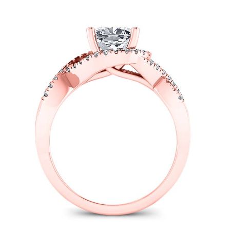 Dianella Cushion Diamond Engagement Ring (Lab Grown Igi Cert) rosegold