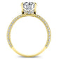 Oxalis Round Diamond Engagement Ring (Lab Grown Igi Cert) yellowgold