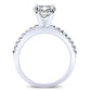 Dahlia Cushion Diamond Engagement Ring (Lab Grown Igi Cert) whitegold