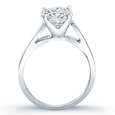 Snowdrop Round Diamond Engagement Ring (Lab Grown Igi Cert) whitegold