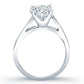 Snowdrop Round Diamond Engagement Ring (Lab Grown Igi Cert) whitegold