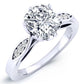 Pieris Cushion Diamond Bridal Set (Lab Grown Igi Cert) whitegold