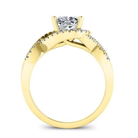 Dianella Cushion Diamond Engagement Ring (Lab Grown Igi Cert) yellowgold