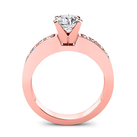 Eliza Cushion Diamond Engagement Ring (Lab Grown Igi Cert) rosegold