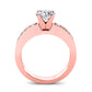 Eliza Cushion Diamond Engagement Ring (Lab Grown Igi Cert) rosegold