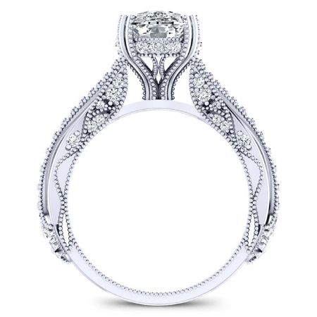 Tansy Cushion Diamond Engagement Ring (Lab Grown Igi Cert) whitegold