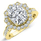 Lita Cushion Diamond Bridal Set (Lab Grown Igi Cert) yellowgold