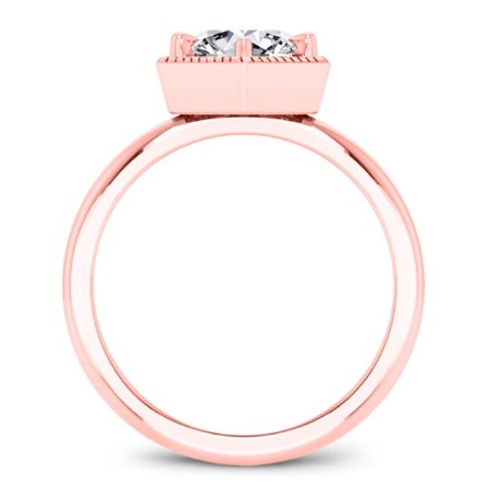 Aspen Cushion Diamond Engagement Ring (Lab Grown Igi Cert) rosegold