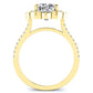 Rockrose Round Diamond Engagement Ring (Lab Grown Igi Cert) yellowgold