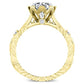 Arbor Round Diamond Engagement Ring (Lab Grown Igi Cert) yellowgold