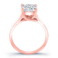 Sundrop Princess Diamond Engagement Ring (Lab Grown Igi Cert) rosegold