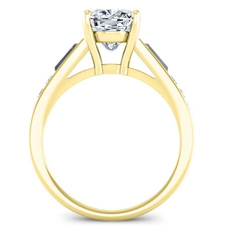 Bergamot Cushion Diamond Engagement Ring (Lab Grown Igi Cert) yellowgold