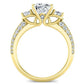 Thistle Cushion Diamond Engagement Ring (Lab Grown Igi Cert) yellowgold