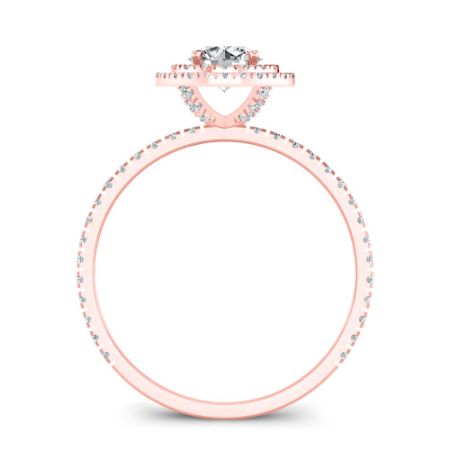 Juniper Round Diamond Engagement Ring (Lab Grown Igi Cert) rosegold