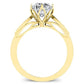Pieris Cushion Diamond Engagement Ring (Lab Grown Igi Cert) yellowgold