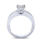 Eliza Princess Diamond Engagement Ring (Lab Grown Igi Cert) whitegold