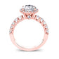 Sweetpea Round Diamond Engagement Ring (Lab Grown Igi Cert) rosegold