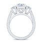 Belladonna Cushion Diamond Engagement Ring (Lab Grown Igi Cert) whitegold