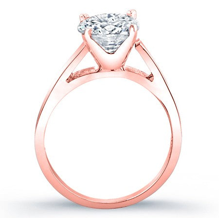 Snowdrop Round Diamond Engagement Ring (Lab Grown Igi Cert) rosegold