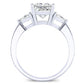 Snowdonia Princess Diamond Engagement Ring (Lab Grown Igi Cert) whitegold